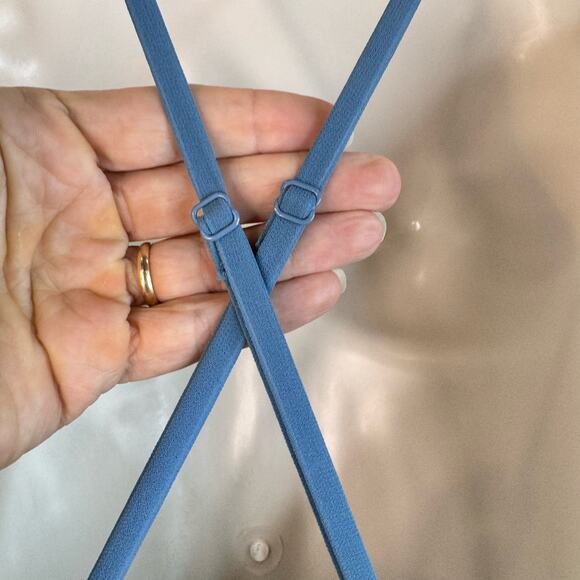 Lulus 'Mythical Kind of Love' Long Blue Maxi Dress Sleeveless Open Back Small - Picture 7 of 9